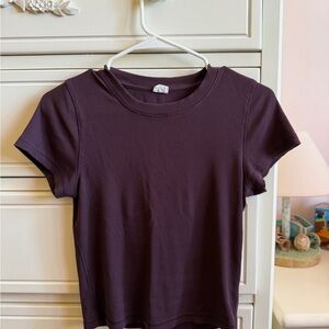 Aritzia Brown T Shirt
